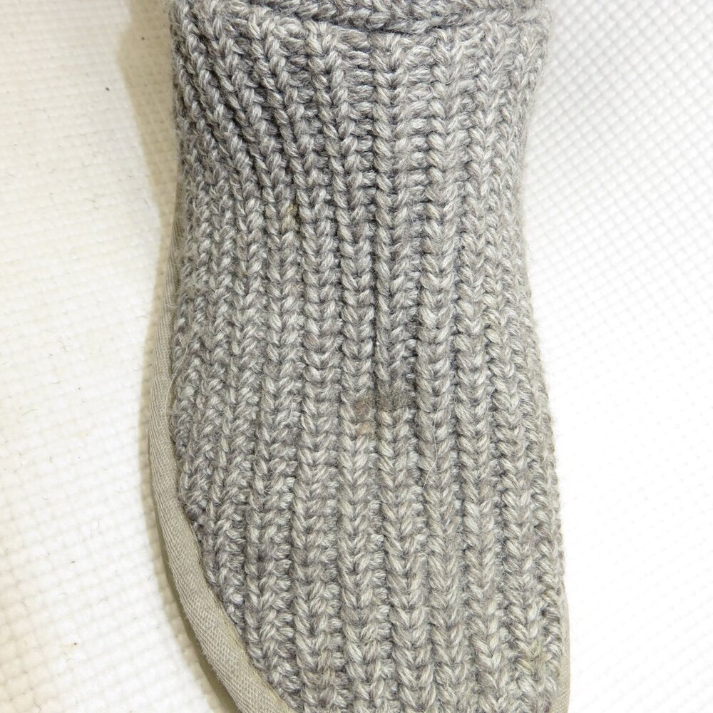 UGG Classic Cardy 5819 Knit Boots Gray Women's Size 7 - Picture 7 of 13